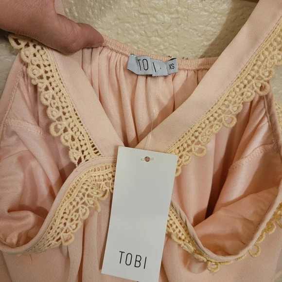 Tobi size XS peach dress - Picture 3 of 6